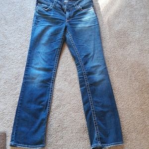 Silver Slim Bootcut Jeans